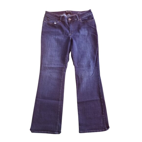 Lee Modern 3404770 Series Curvy Fit Bootcut Jeans Blue Stretch Womens Size 16/S - Picture 2 of 7